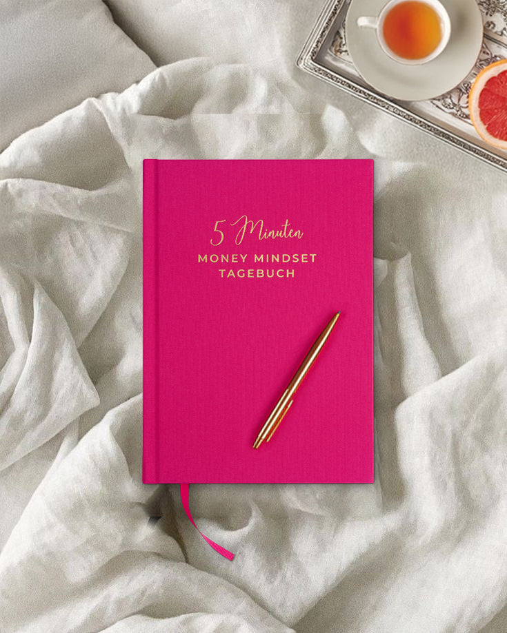 MONEY MIND | 5 Minuten Dankbarkeit & Money Mindset Tagebuch - pink